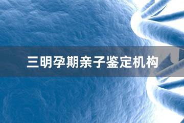 三明孕期亲子鉴定机构